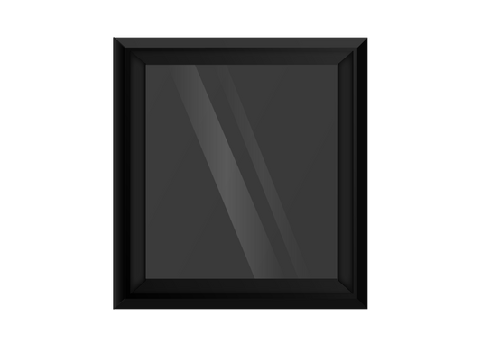 Black uPVC Fixed Window