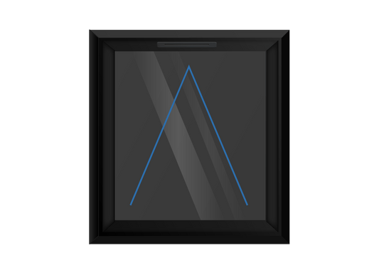 Black uPVC Top Hung Window