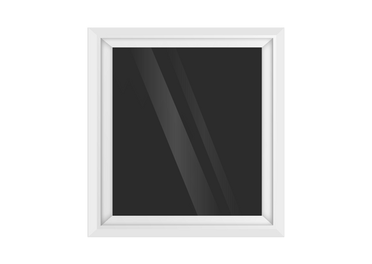 White uPVC Fixed Window
