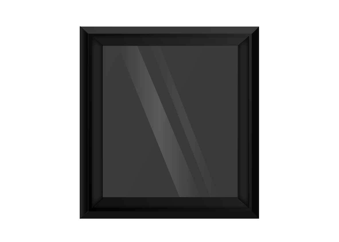 Black uPVC Fixed Window