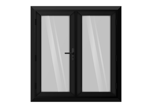 Black uPVC French Door
