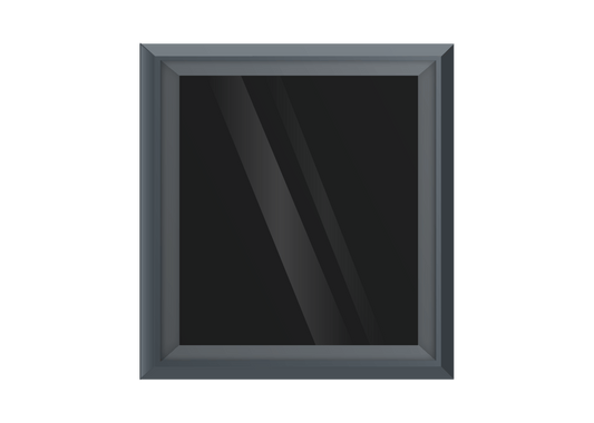 Grey uPVC Fixed Window