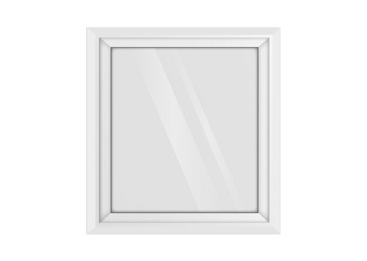 White uPVC Fixed Window